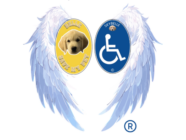 Logos of the business attached with wings