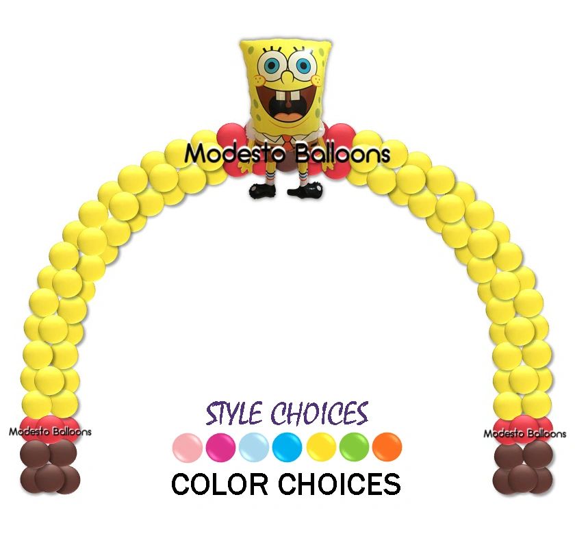 SpongeBob Balloon Arch