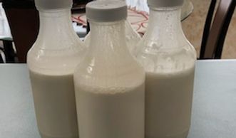 Healthy Choice Making Homemade Almond Milk 