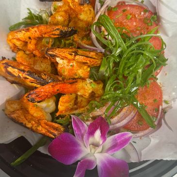 Traditional Shrimp Suya