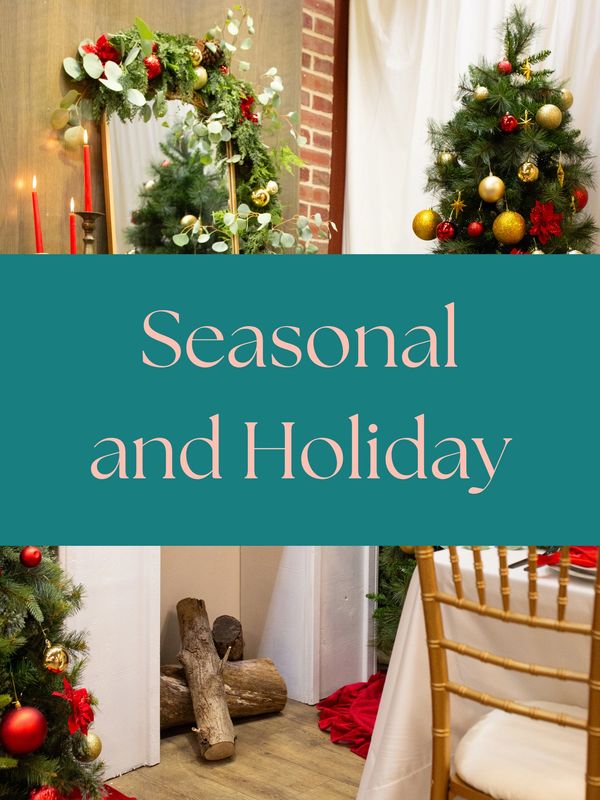 Elegant holiday event design by Colleen Adele Events in DMV with florals, tablescapes, custom decor.