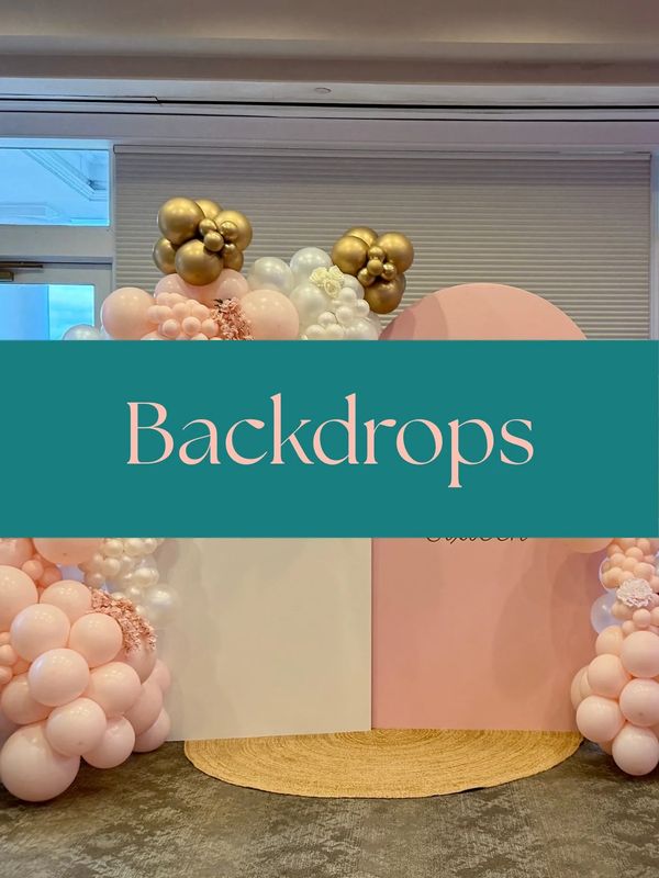 Custom event backdrops by Colleen Adele Events in DMV featuring luxury balloon designs and decor.