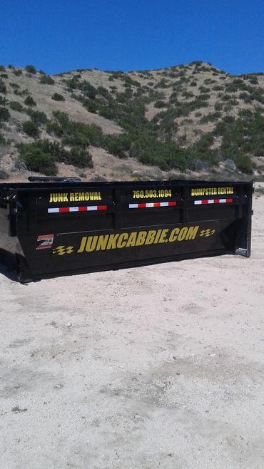 14 cubic yard dumpster for rent. We will even load the debris. 