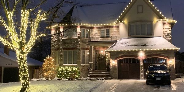 Tree wrap Christmas lights