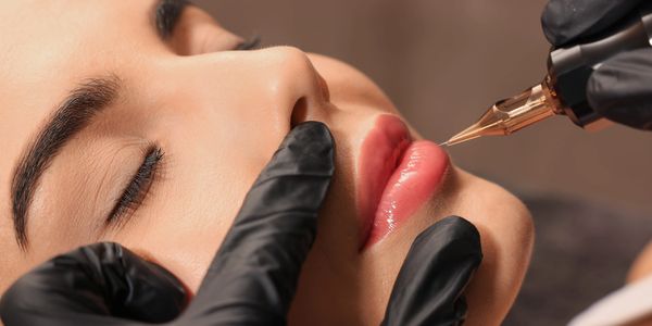 Lip blushing is a soft cosmetic tattoo that enhances the natural color and shape of your lips. 