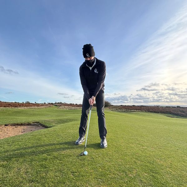 Promoting Teez on the course
