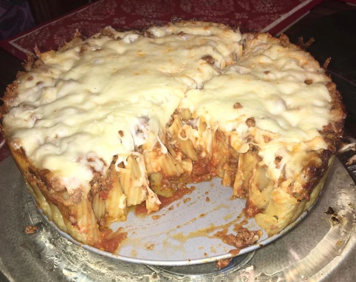 Rigatoni Lasagna Pie