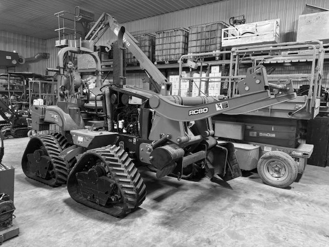 Construction Equipment; Track Trencher and Lift