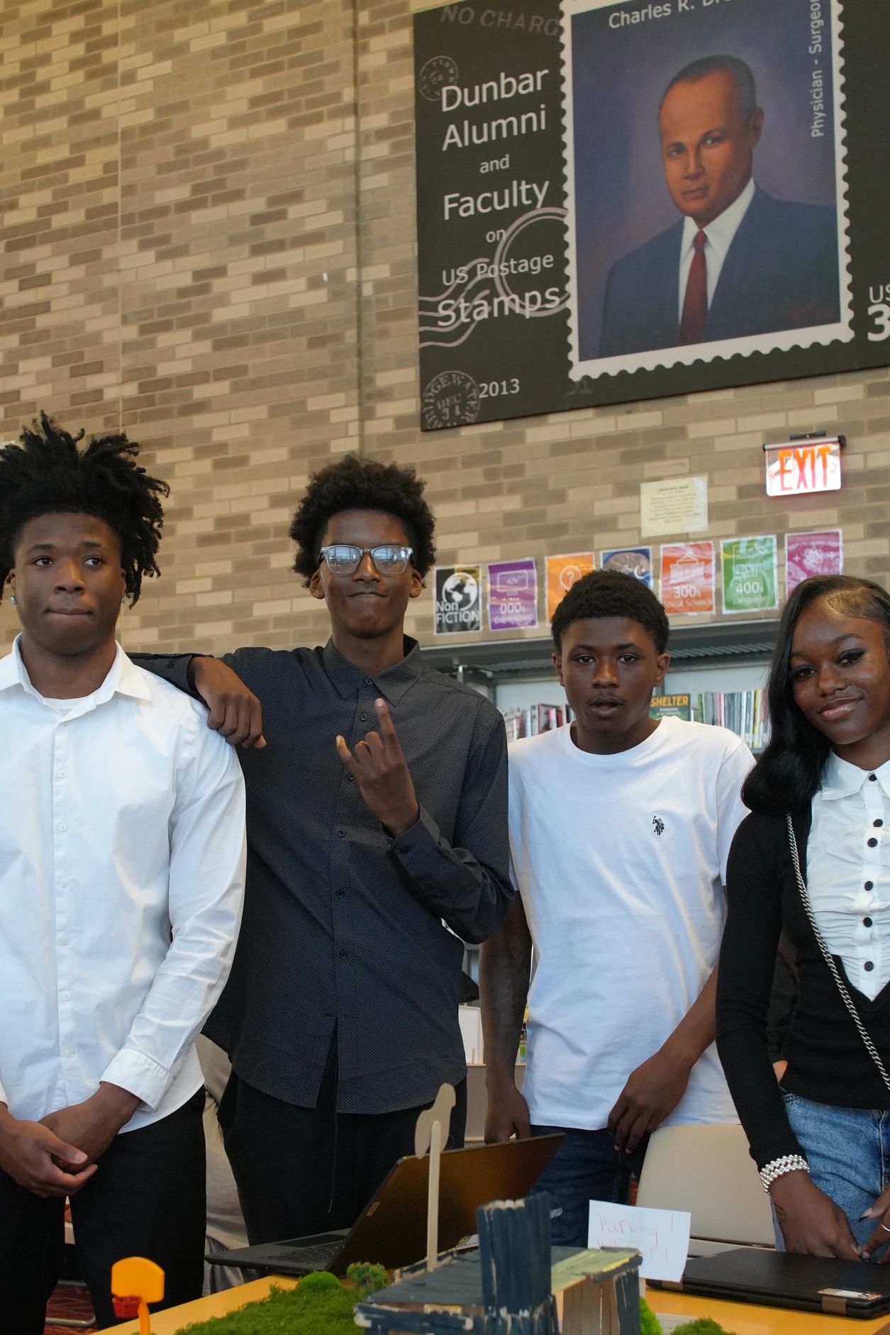 Dunbat High School students present Capstone Engineering project for Career Shop DC "Learn & Earn" 