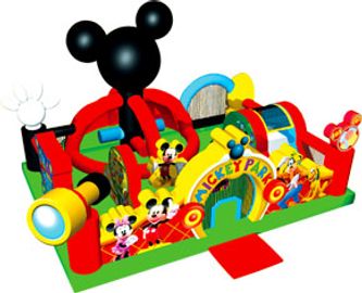 Mickey Mouse inflatable bounce house toddler
