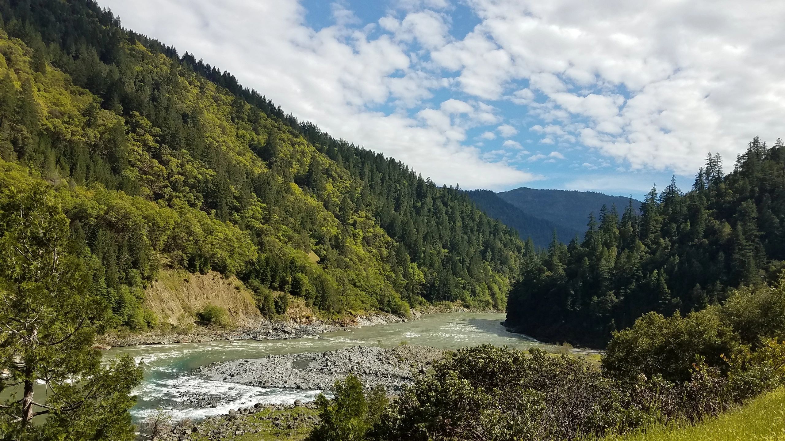 Middle Klamath River confluence of Bluff Creek