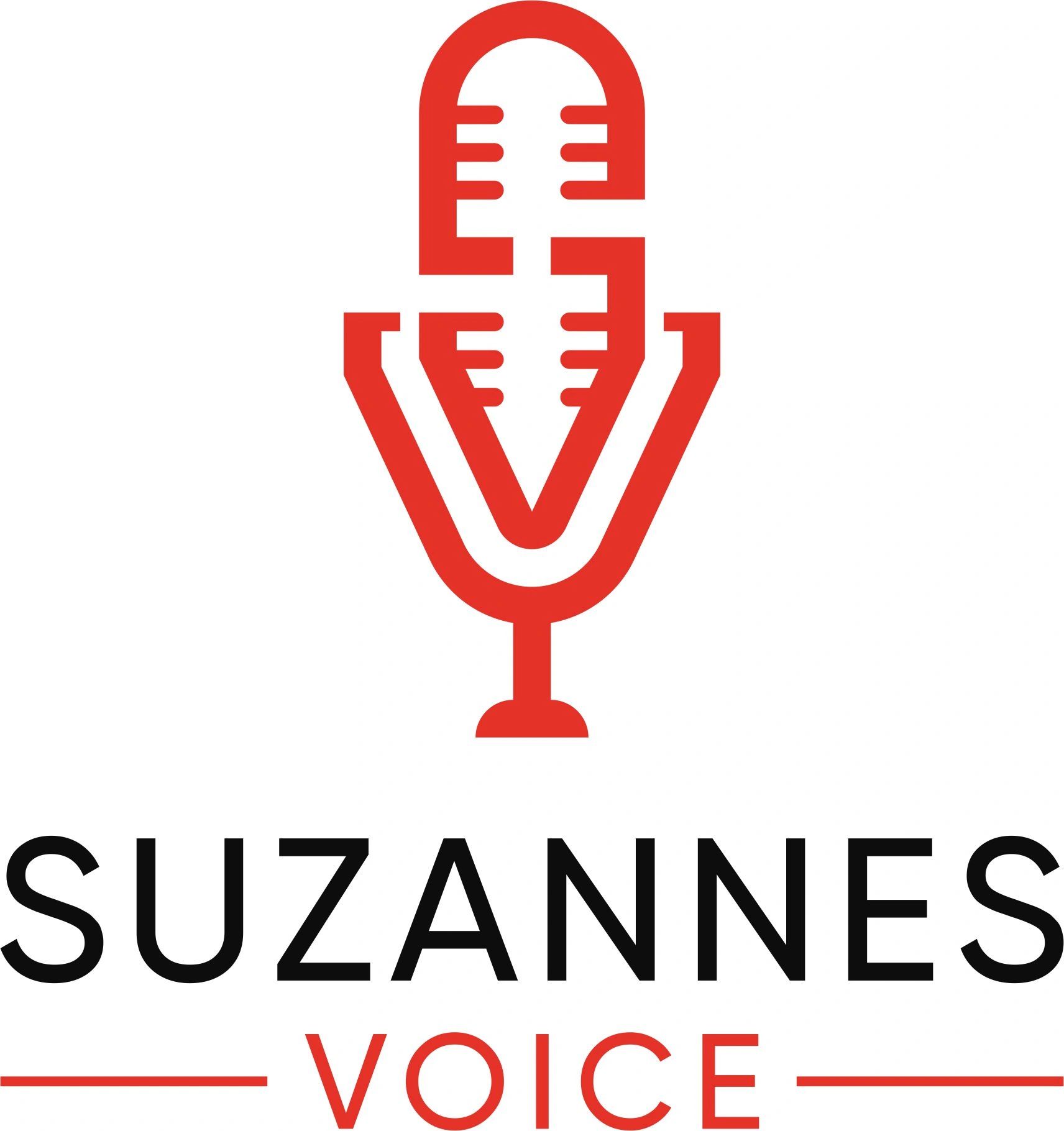 SuzannesVoice Logo for Suzanne Davison Voice Over Artist 