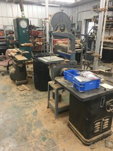 Delta HD shaper, bandsaw, jointer