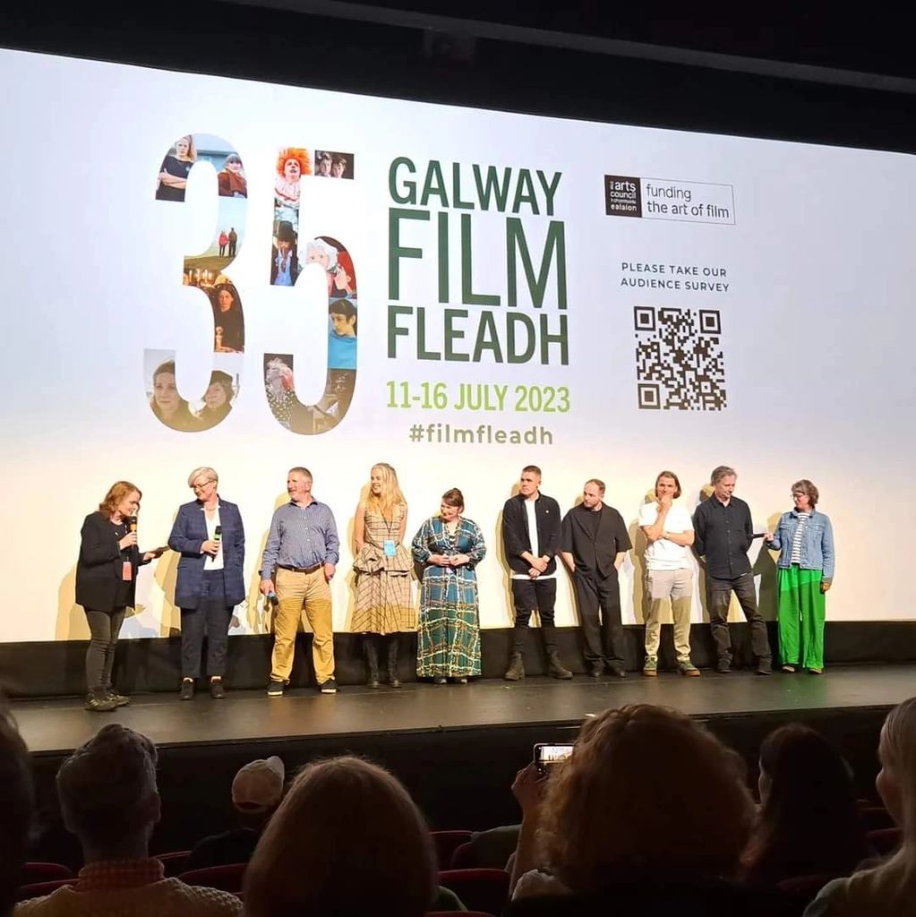 Galway Film Fleadh's Maeve McGrath hosts the cast & crew Q&A post-screening