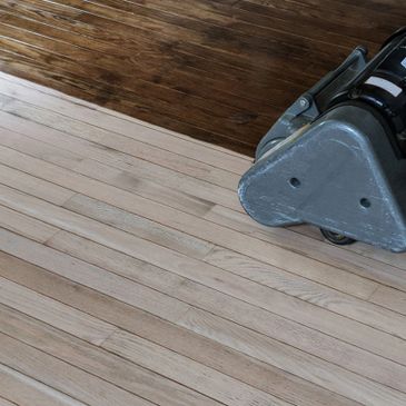 Sanding and Refinishing Wood Floor