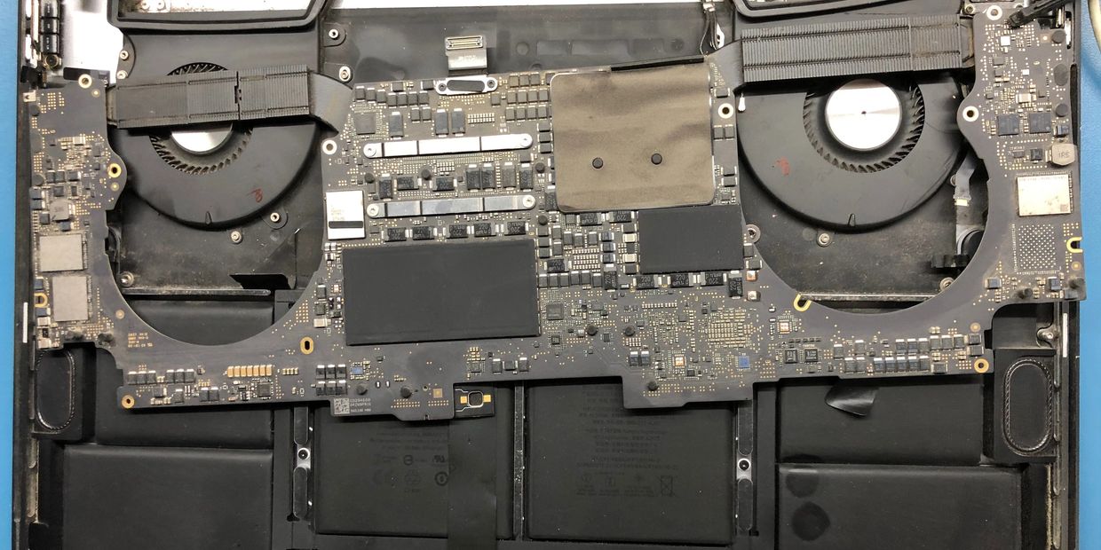 macbook A2141 chip level repair at apple service point