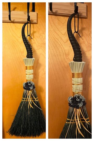 Real Witch's Broom /Little Altar Broom, 30 inch Mini Witch / Baby Broom /  Hallow