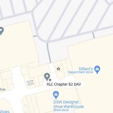 DAV location at the Port Charlotte Town Center shopping mall, unit 349 effective 1 March 2023.