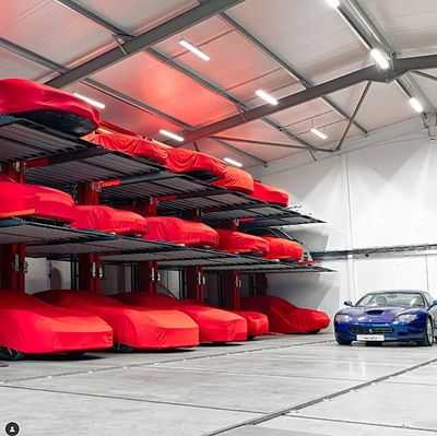 Supercar storage at the Supercar Group