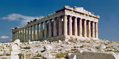 The Parthenon in Athens made of lime based Roman concrete, a very similar mix to hemp or biocrete. 