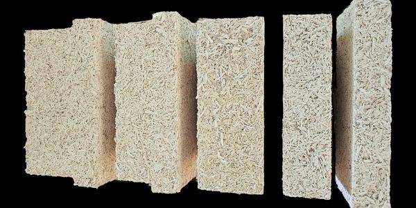 Various sized DiVita hempcrete precast blocks