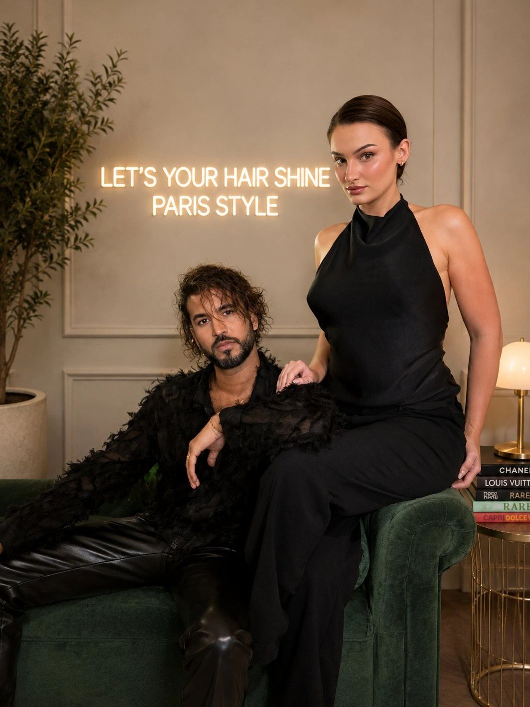 Meet Chris Cali, French master colorist, and Eva, hair stylist, The Parisian Hair Salon in Largo, FL