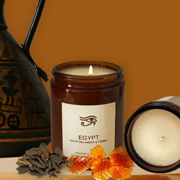 Egypt - honey tonka and amber candle