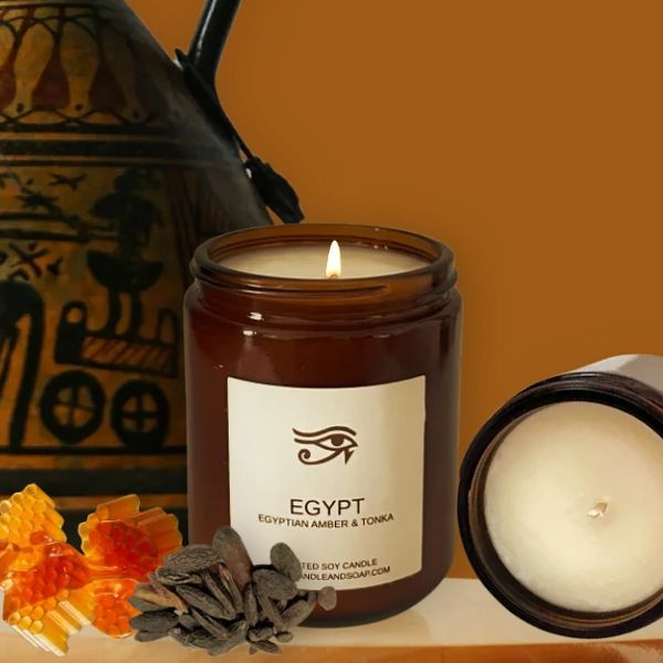 Egypt - honey tonka and amber candle