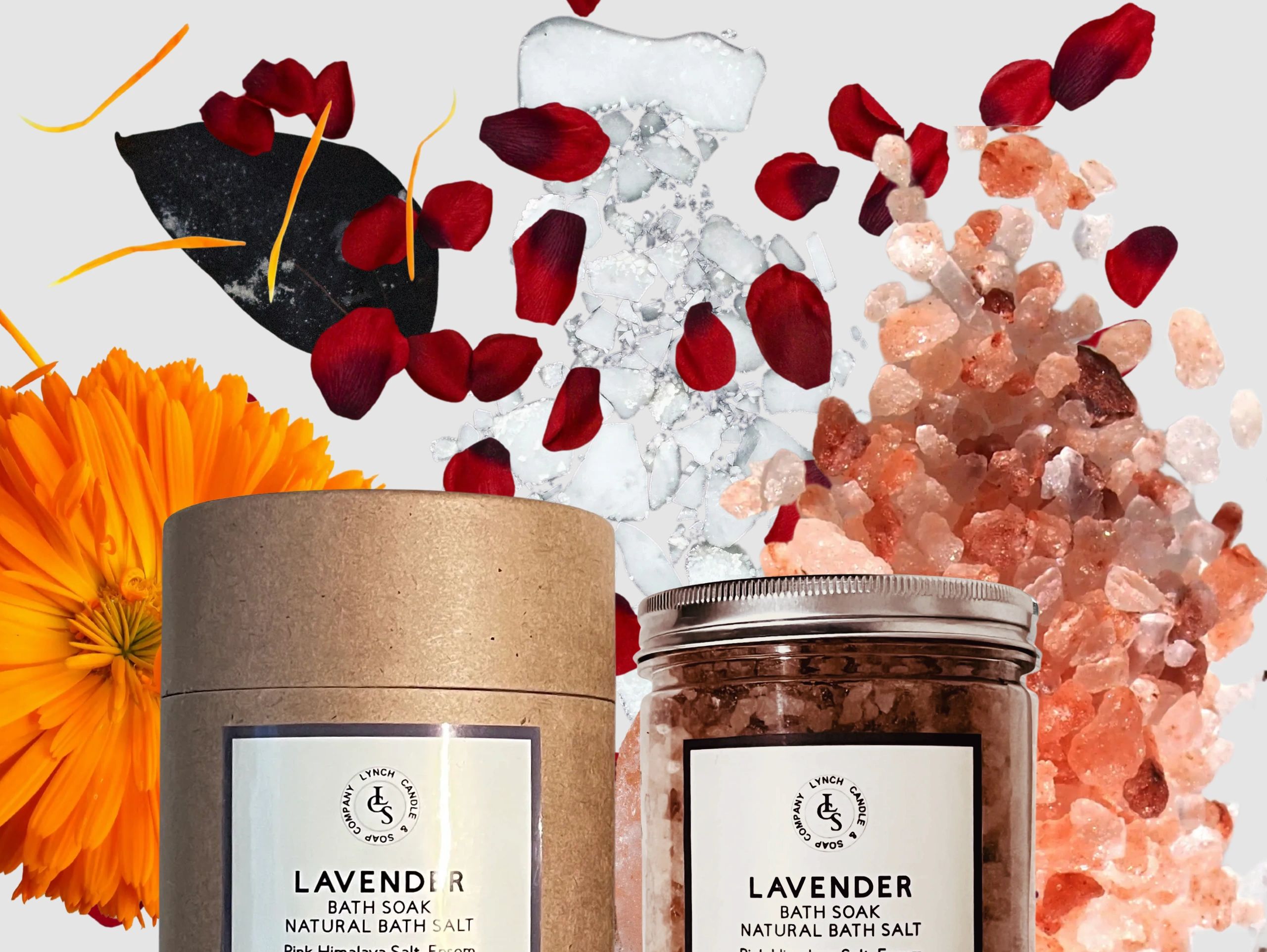 Bath salts with box.