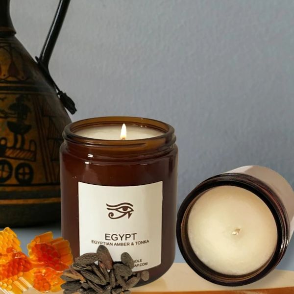 Egypt - honey tonka and amber candle