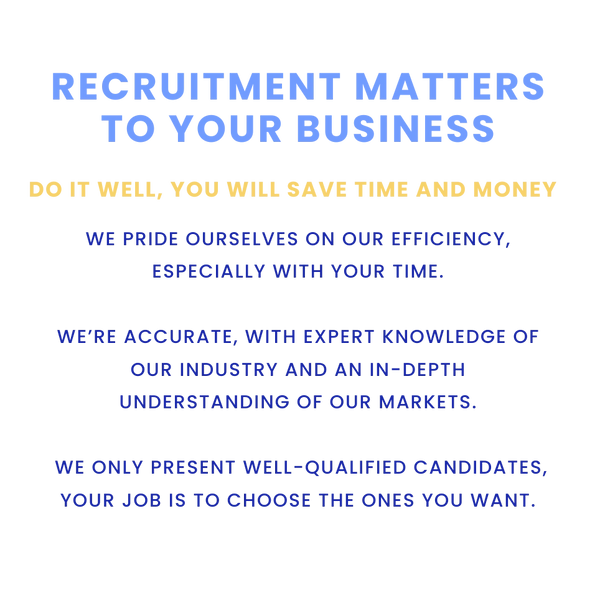 RECRUITMENT MATTERS, SAVE TIME AND MONEY, AMERY CHASE, RECRUITMENT AGENCY, TECHNOLOGY RECRUITMENT,