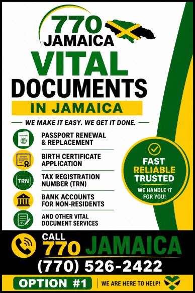 770 Jamaica offers vital document services including passport renewal and tax registration.