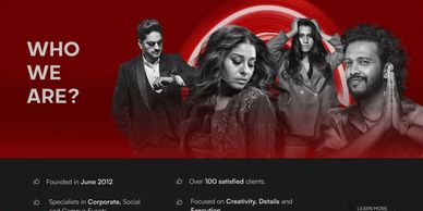 Magblack made a Figma press kit for Capitan Studios, with bold visuals with structured storytelling