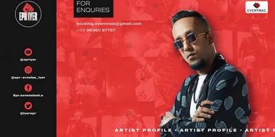 EPR IYER press kit design by Magblack—bold, logo-inspired visuals that evoke rebellion and identity.