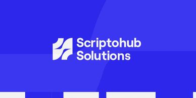 Scriptohub Solutions brand identity by Magblack. Logo, color system, and design for clarity & trust.