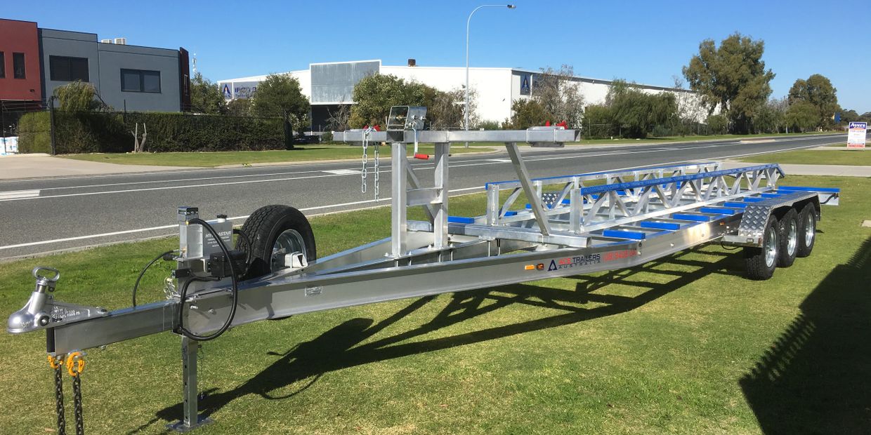 boat trailer for catamaran