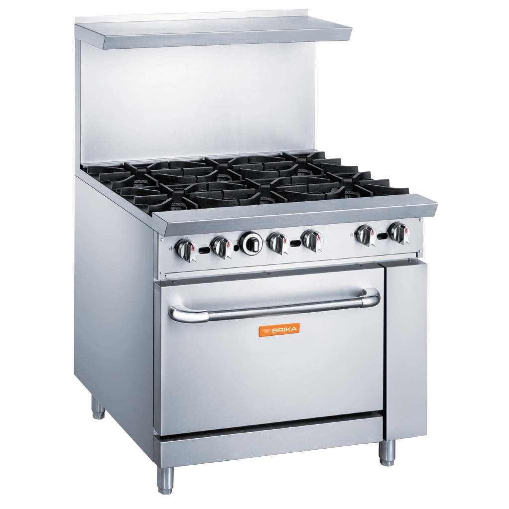 BRIKA 6 BURNER GAS RANGE BGR6B
