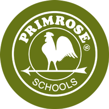Primrose Schools logo with a rooster design.