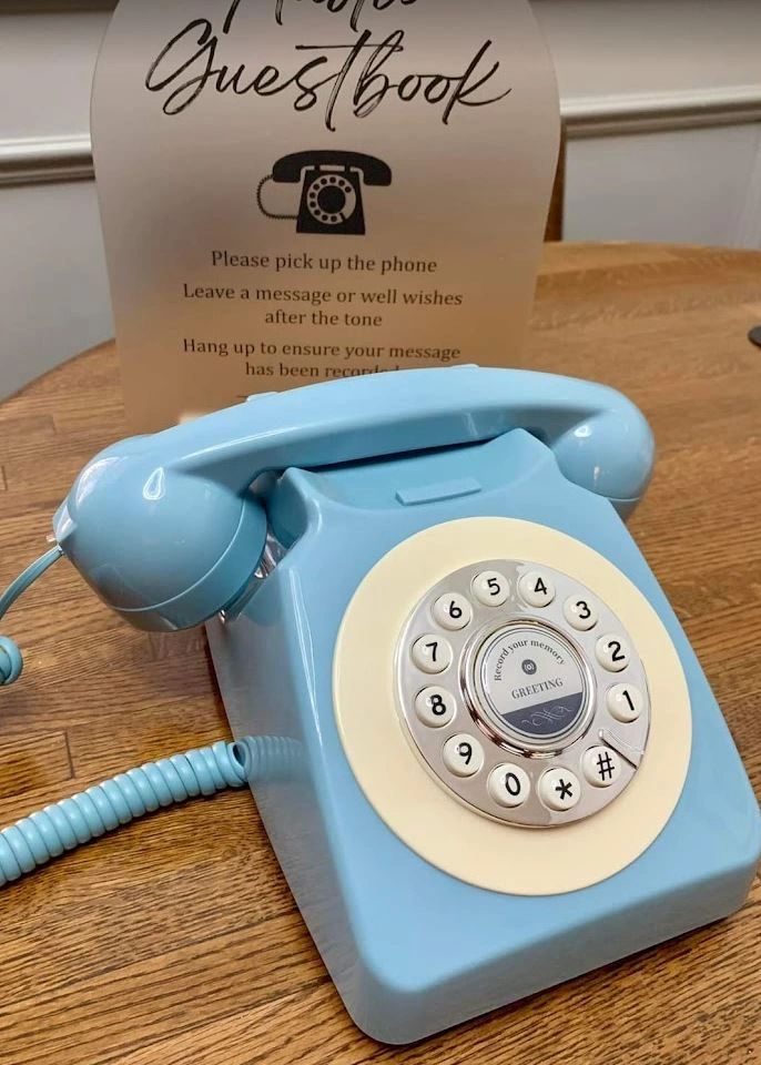 Audio Guest Book For Weddings: Record Voicemails on a Vintage Phone