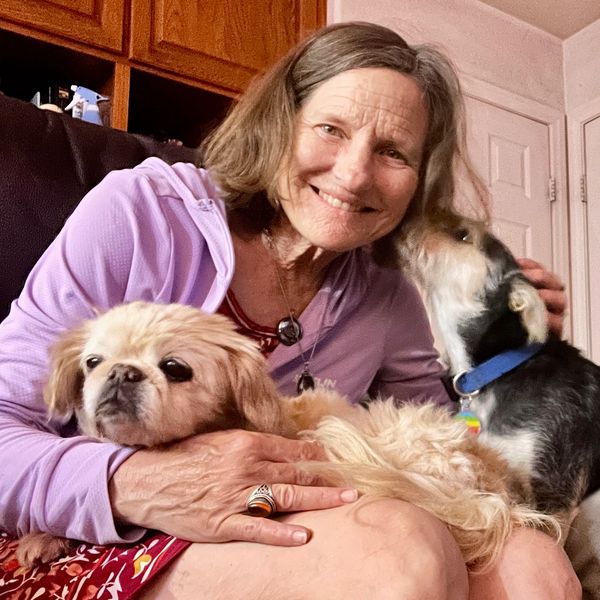 Me Annie and Bonzi sharing love.