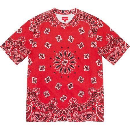 X LARGE Supreme Small Box Tee RED BANDANA