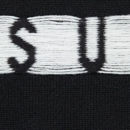 X LARGE Supreme Inside Out Logo Sweater BLACK