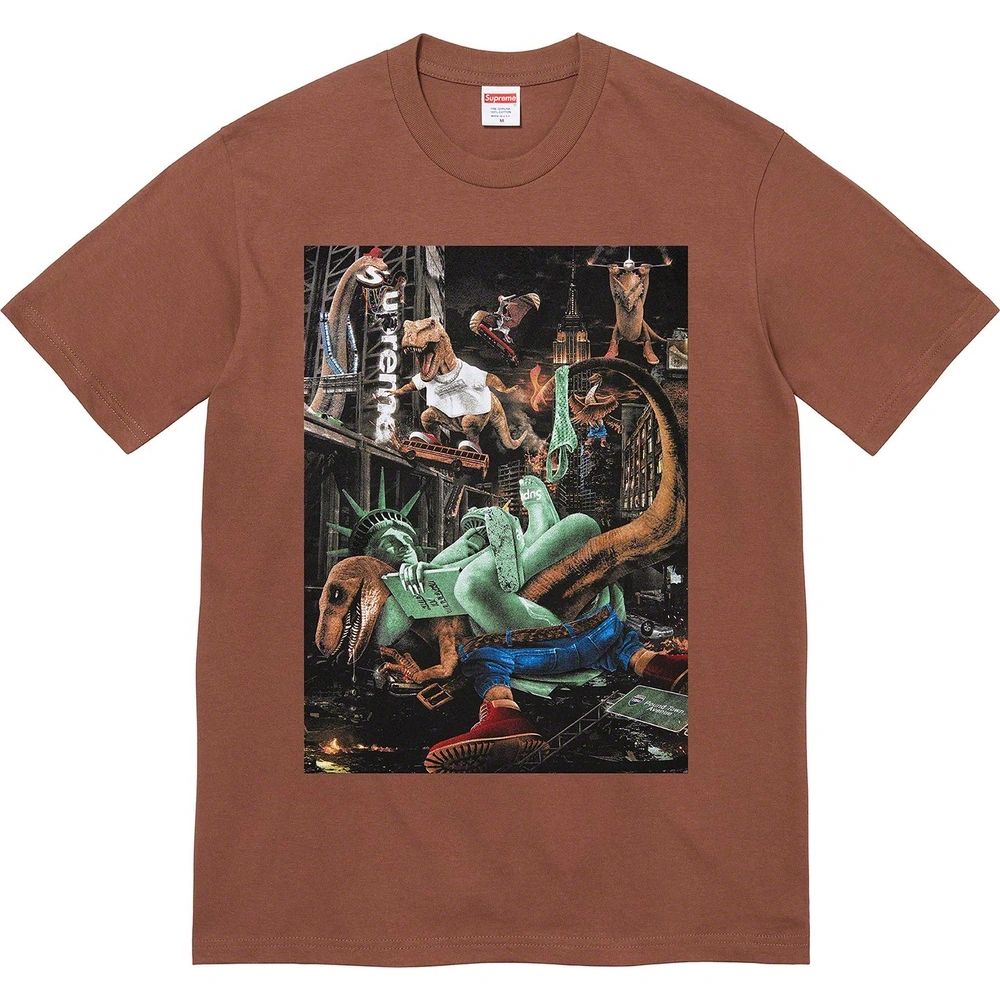 SMALL Supreme T-Rex Tee BROWN