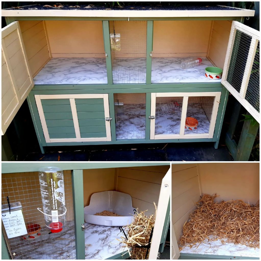 Small pet boarding hutches