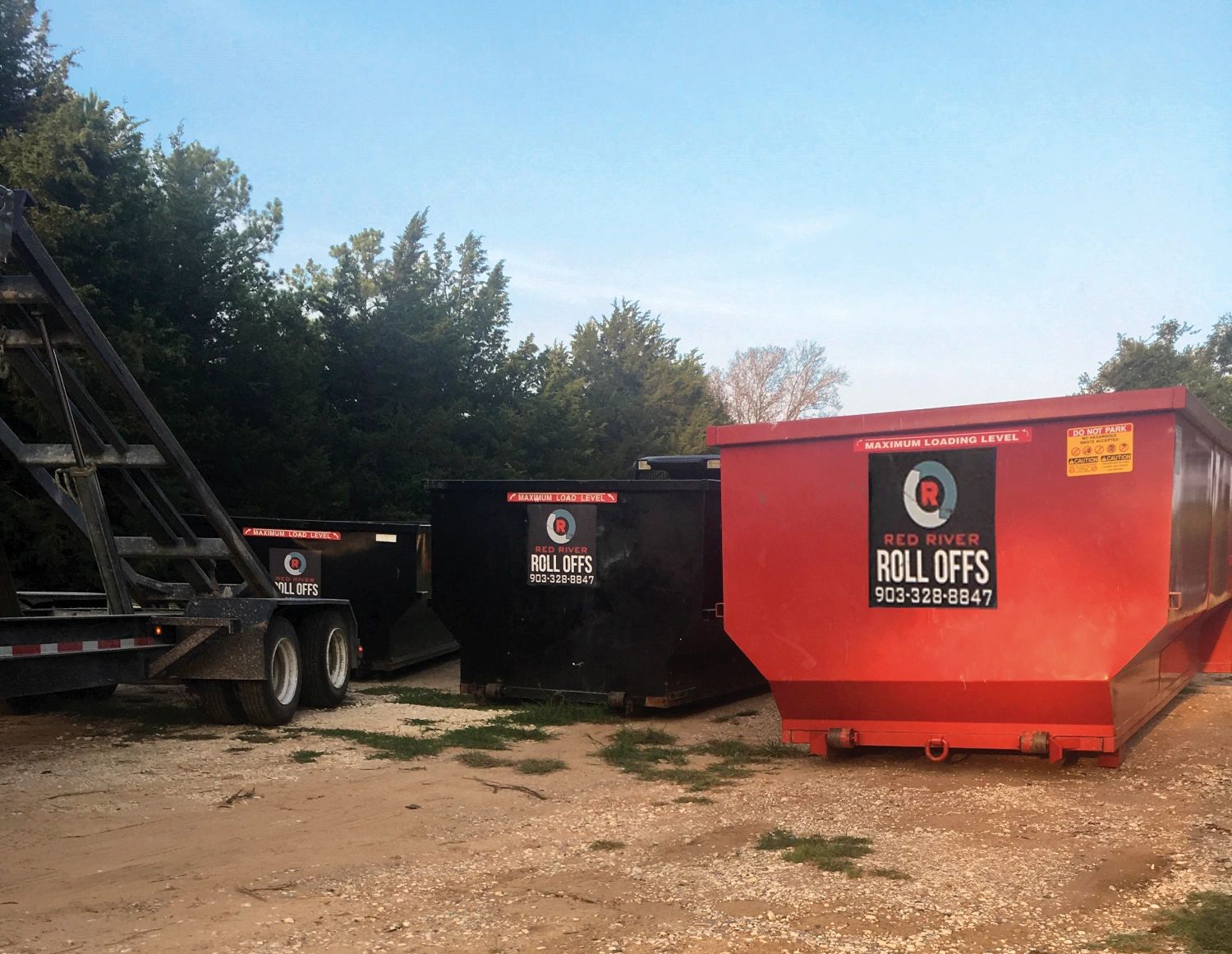 Red River Roll Offs Dumpster Whitesboro, Texas