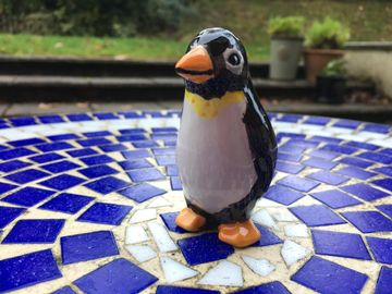 Craftsea Paint your own pottery mumbles swansea south wales penguin mini