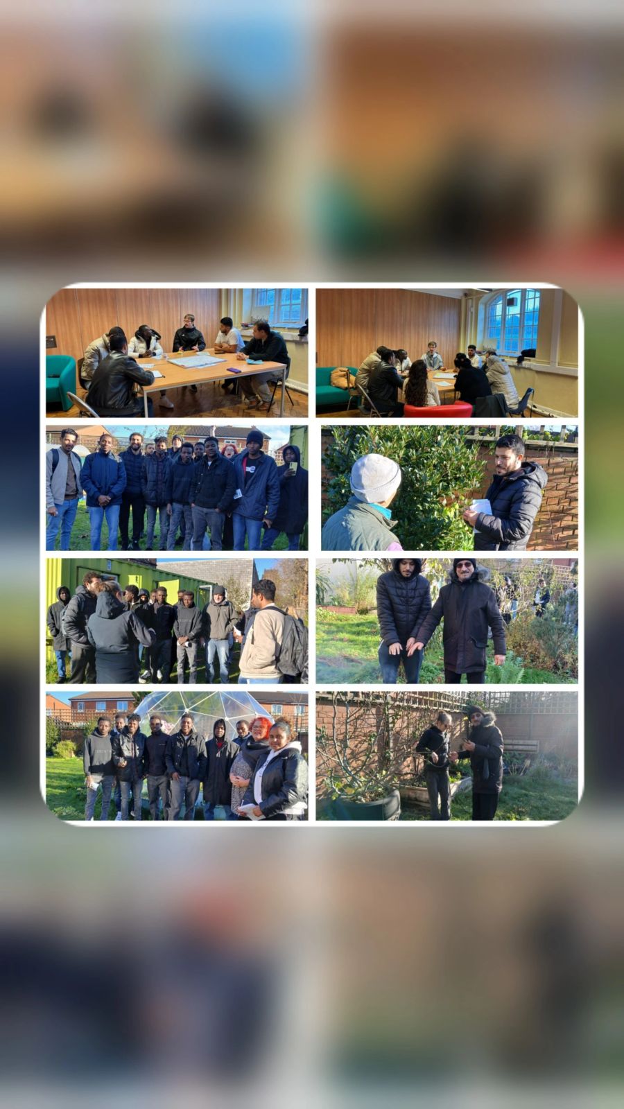 Lets-Talk2day service users and volunteers celebrating together at a community session.