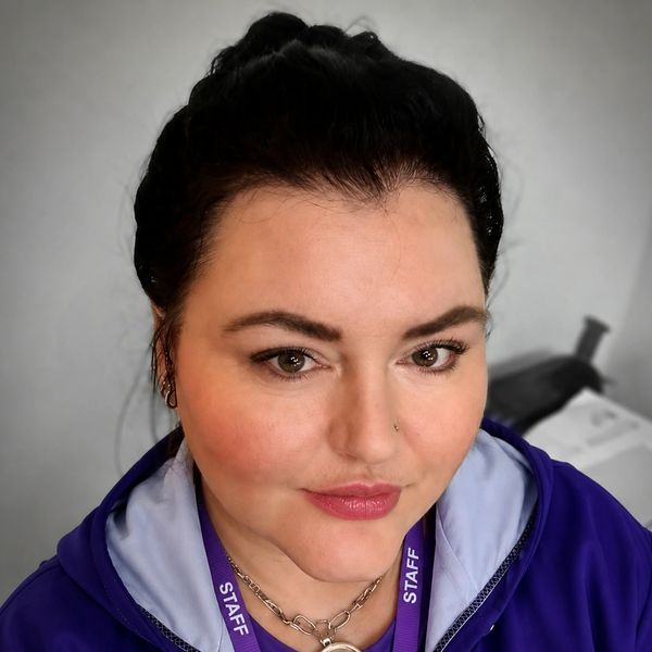 Portrait of Kellie Rostron, Managing Director and Co-Founder of Lets-Talk2day CIC.
