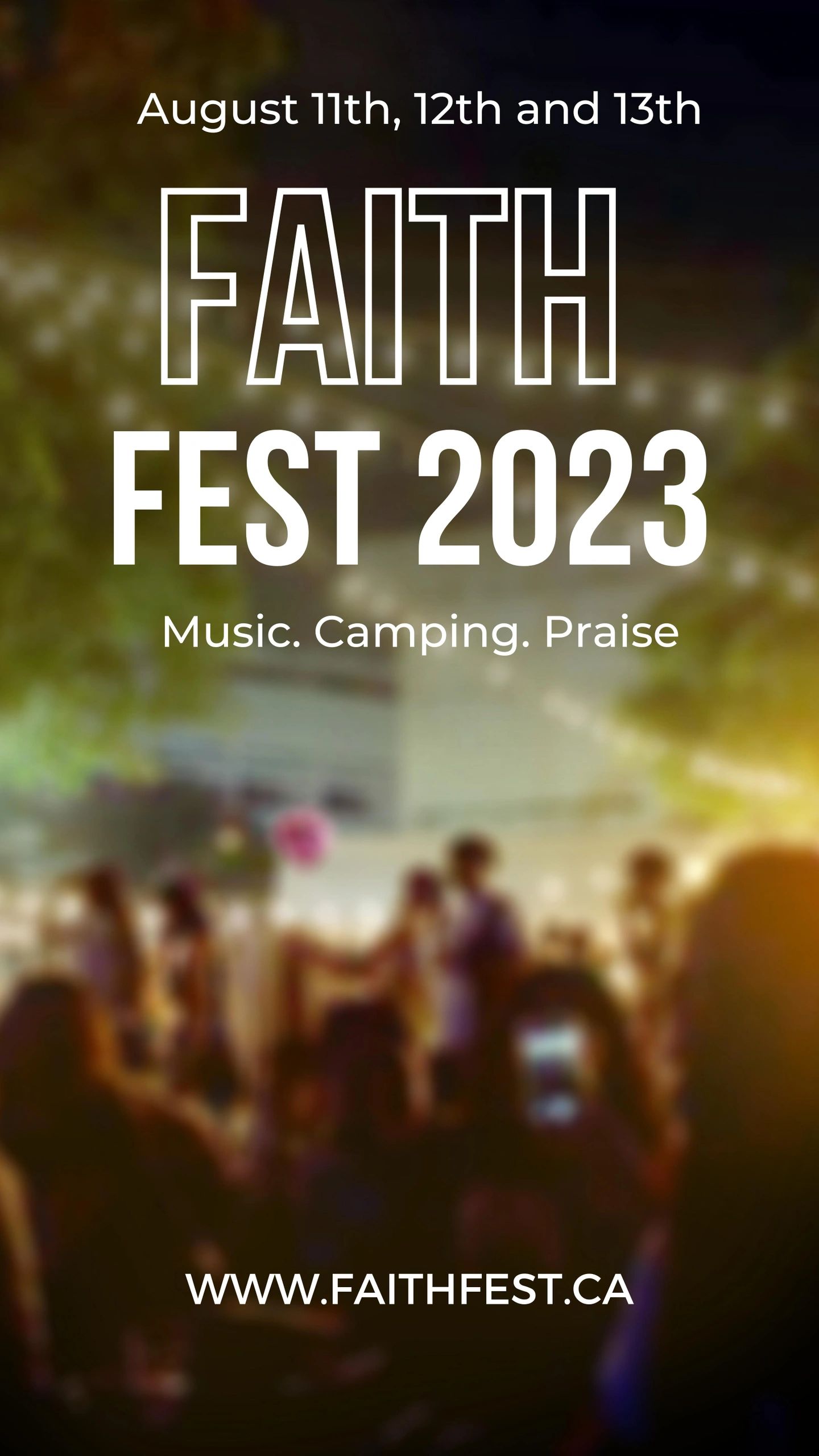 2023 Artist Line up Faith Fest 2023
