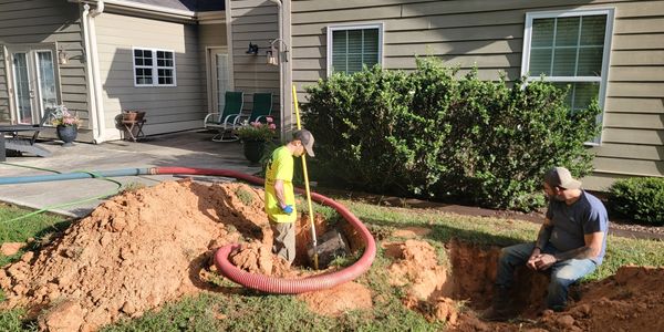 Crew Pumping a Septic Tank in Brooks GA